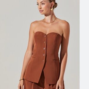 ASTR Milani Tailored Bustier Top